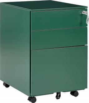 Stalčių blokas Beliani Cami, žalia, 39 cm x 50 cm x 60 cm