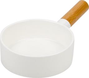 Serviravimo lėkštė Nava Terrestrial, 25 cm x 14.5 cm, ruda/balta, porcelianas