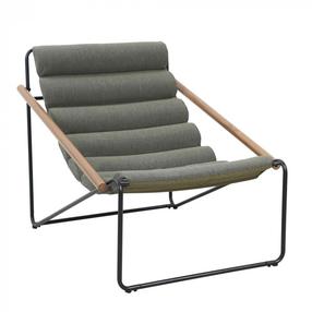 Lauko fotelis Jurt, pilka/žalia, 101.5 cm x 74 cm x 87 cm