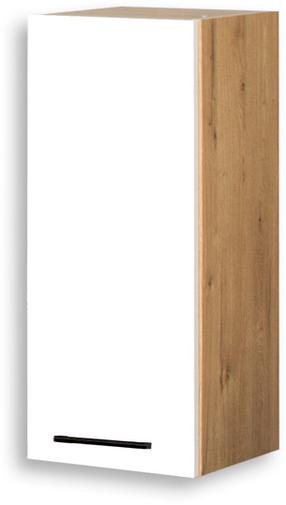 Viršutinė virtuvinė spintelė Bodzio Bellona KBE30GP-BI/DSC, akacijų/ąžuolo, 31 cm x 30 cm x 72 cm