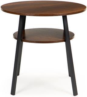 Žurnalinis staliukas ModernHome FOR HOME LOFT STYLE, rudas, 60 cm x 60 cm x 58 cm