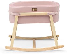 Lopšys kūdikiams viengulė Kalune Design Hier 676HDS1121, rožinė/šviesiai ruda, be patalynės dėžės, su čiužiniu