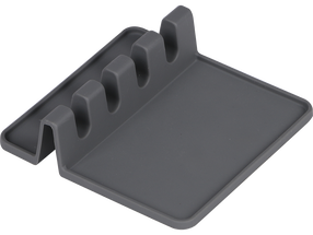 Virtuvinis stovas Kuchinox, 14 cm x 14 cm x 3.5 cm, silikonas, pilka