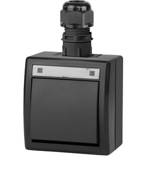 Perjungiklis Elektro-Plast Aquant, 1 kl., antracito