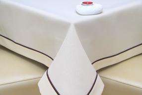 Stalo takelis stačiakampė OI-08, kreminė, 40 x 85 cm