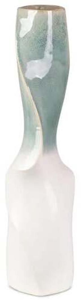 Dekoratyvinė vaza Liana, 62 cm, kreminė/mint