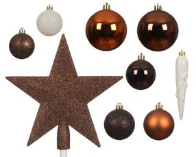 Eglutės žaisliukų rinkinys 21423, (spalva/dizainas parenkami atsitiktine tvarka), plastikas, 33 vnt.