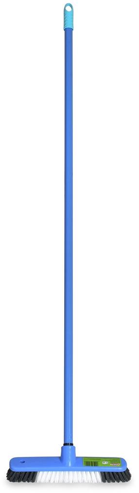 Grindų šluota Spontex Floor Scruber, mėlyna, 127 cm