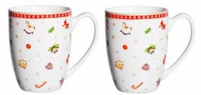  Kalėdinių puodelių rinkinys Winteria Natale, įvairių spalvų, 0.33 l