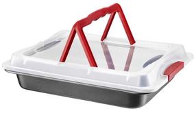 Kepimo forma su dangčiu Ambition Lukrecja, skaidri/juoda, 42 cm x 29 cm