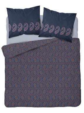Patalynės užvalkalų komplektas SJB-336, juoda/tamsiai mėlyna/violetinė, 160 x 200 cm