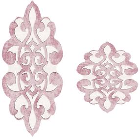 Vonios kilimėlių rinkinys Foutastic 21010215PU, šviesiai rožinė, 100 cm x 60 cm