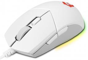 Žaidimų pelė MSI Clutch GM11 White, usb 2.0, balta