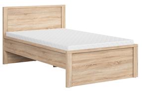 Lova viengulė Kaspian 120/T, 160 x 200 cm, ąžuolo, be čiužinio