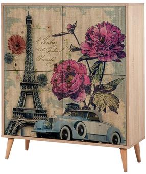 Komoda Kalune Design Multilux 733, ąžuolo, 36 cm x 95 cm x 111 cm