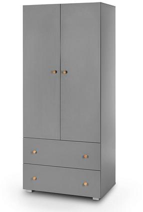 Spinta LittleSky Pauline, grafito/pušies, 80 cm x 55 cm x 183 cm