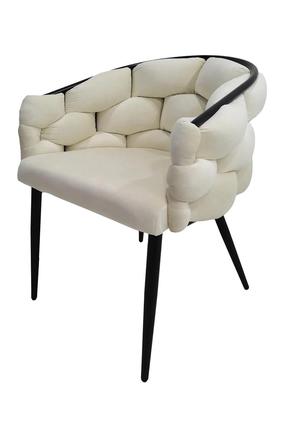 Kėdžių rinkinys Kayoom Grace 125, blizgi, juoda/kreminė, 61 cm x 65 cm x 79 cm, 2 vnt.