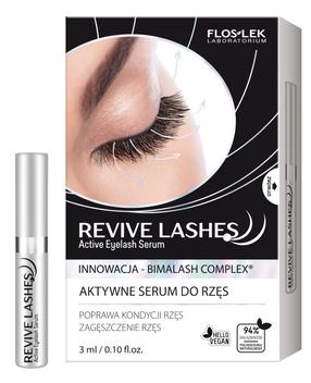 Blakstienų serumas Floslek Revive Lashes, 3 ml, skaidri