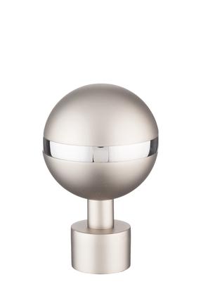 Karnizo antgalis Domoletti Vivaldi, Ø 25 mm, chromo