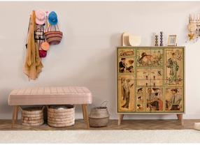 Prieškambario baldų komplektas Kalune Design Multilux, vidaus, rudas