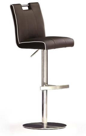 Baro kėdė MC Akcent Casta Round, matinė, ruda, 51 cm x 42 cm x 87 cm