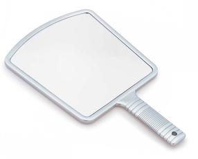 Veidrodis Termix, rankinis veidrodėlis, 22 cm x 36.2 cm, sidabro