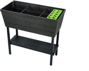 Gėlių lovelis Keter Urban Bloomer 252546, plastikinis, 82 cm x 37.3 cm, pilkas