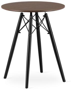 Kavos staliukas Leobert Todi, rudas, 60 cm x 60 cm x 73 cm