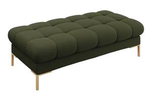 Prieškambario suoliukas Micadoni Home Mamaia, žalias, 62 cm x 133 cm x 41 cm