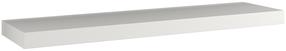 Sieninė lentyna ADRK Andrea Mat, balta, 80 cm x 26 cm x 1.5 cm