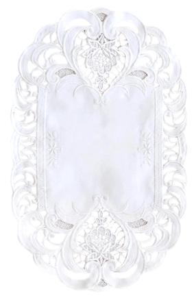 Servetėlė ovalas OHJ17-1, kreminė, 30 x 45 cm