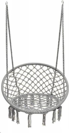 Sėdimas hamakas Funfit, pilkas