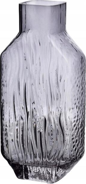 Dekoratyvinė vaza Mondex Serenite, 30.5 cm, skaidri/pilka