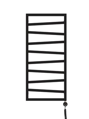 Elektrinis rankšluosčių džiovintuvas Terma ZigZag, metalinė juoda, 50 cm x 107 cm, 400 W