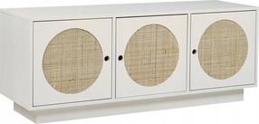 Spintelė Beliani Uyuni, balta/smėlio, 40 cm x 120 cm x 40 cm