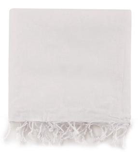 Paplūdimio rankšluostis Foutastic Sultan, baltas, 150 cm x 100 cm