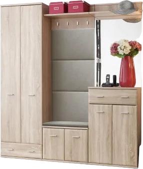 Prieškambario baldų komplektas ASM Armario VII, vidaus, sonoma ąžuolo