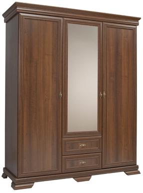 Spinta Gala Meble Kora KS2, ruda, 62 cm x 158 cm x 193 cm, su veidrodžiu