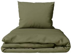 Patalynės užvalkalų komplektas Rustilė Premium, alyvuogių žalia, 200 x 200 cm