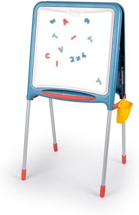 Piešimo lenta, su priedais Smoby Tableau Tubes, 105 cm, mėlyna/balta