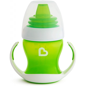 Puodelis su snapeliu Munchkin Gentle Transition Cup, 118 ml, 4 mėn., plastikas, žalia