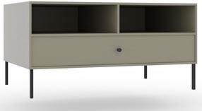 Kavos staliukas ADRK Tili, šviesiai žalia, 100.2 cm x 40.8 cm x 50 cm