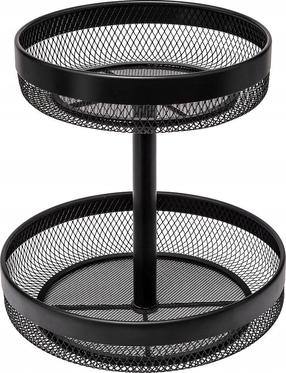 Vaza vaisiams 5five Mayaj, 30 cm x 31 cm, 30 cm, Ø 30 cm, Juoda