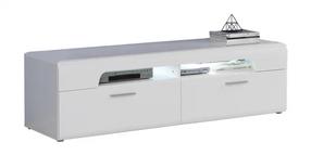 TV staliukas Forte, baltas, 52 cm x 180 cm x 50.7 cm