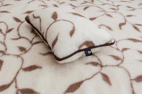 Antklodė Merino, 135 x 200 cm, ruda/smėlio