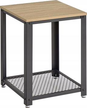 Staliukas Leobert, rudas/juodas, 45 cm x 45 cm x 55 cm