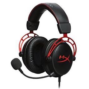 Laidinės žaidimų ausinės HyperX Cloud Alpha, juodos/raudonos