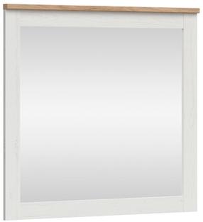 Veidrodis Loksa, kabinamas, 96 cm x 90.5 cm, balta