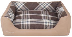 Gyvūno guolis Amiplay Kent, smėlio ruda, 68x56x18 cm