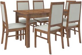 Valgomojo komplektas ADRK Rodos 25, pilkas/rudas